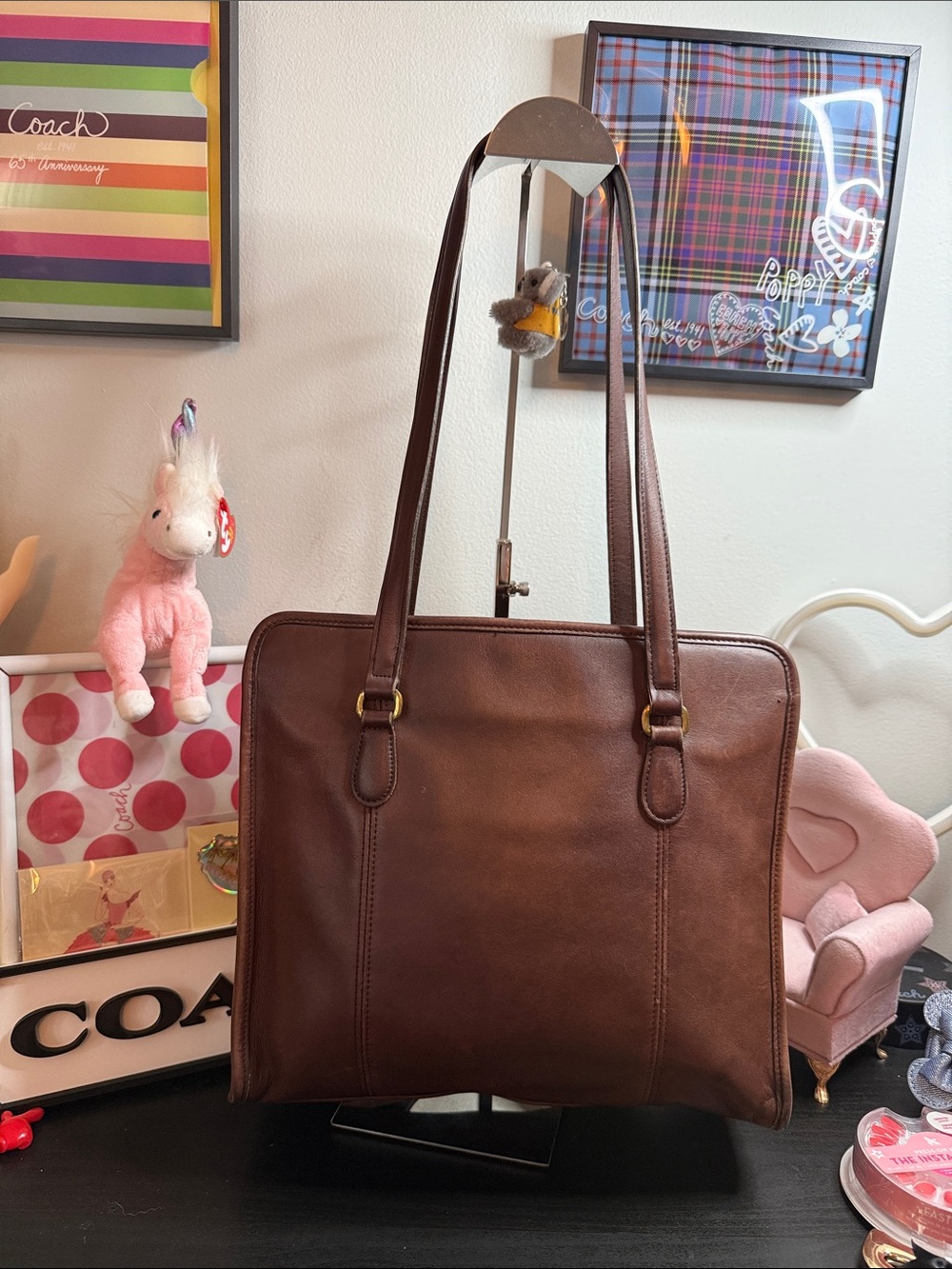 Coach 1999 Vintage Compartment Tote